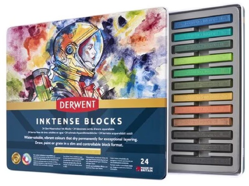 [90343630 1698428] Derwent Aquarellkreide Inktense 24-teilig