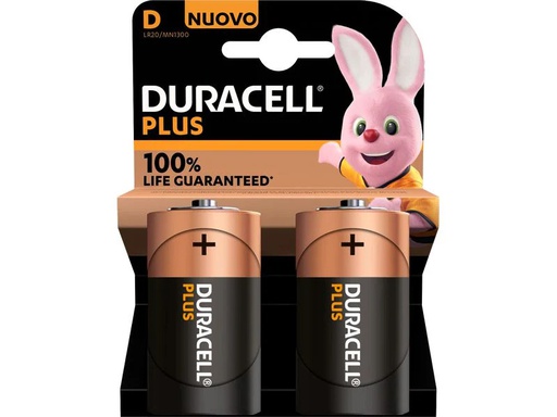 [90343640 1662309] Duracell Batterie D Plus Power 2 Stück