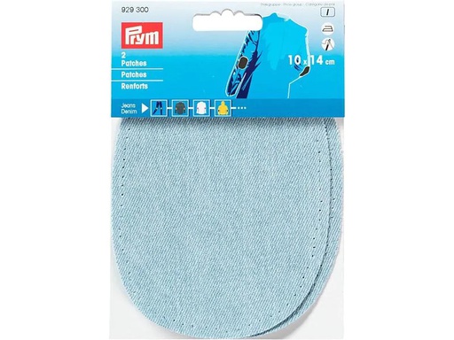 [90054505 1174966] Prym Applikation 10 x 14 cm Hellblau, 2 Stück