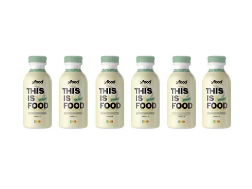 [90343661 1397392] YFOOD Vegane Trinkmahlzeit Vanilla 6 x 500 ml