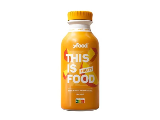 [90343740 1669126] YFOOD Trinkmahlzeit Fruity Mango 500 ml
