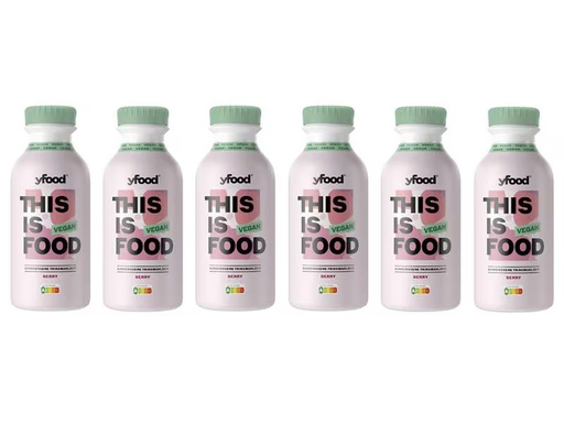 [90343795 1397395] YFOOD Vegane Trinkmahlzeit Berry 6 x 500 ml