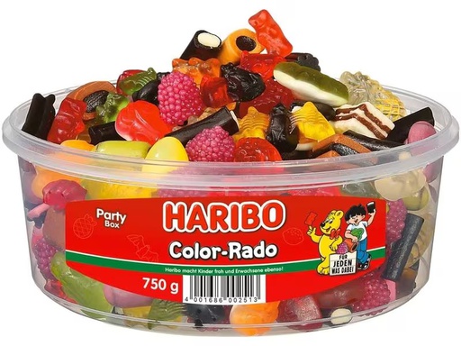 [90343829 1686053] Haribo Int. Gummibonbons Color-Rado 750 g