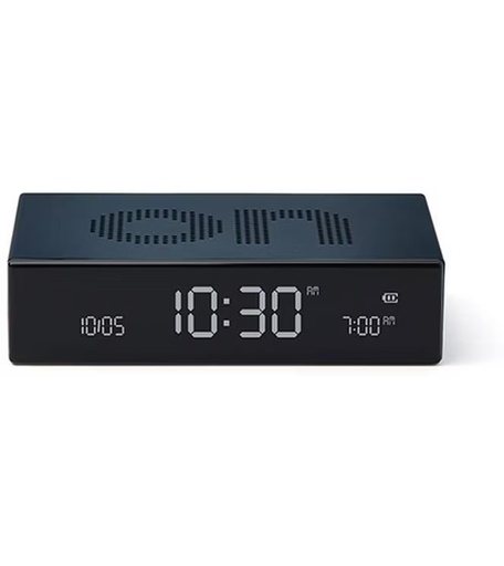 [90343874 1696830] Lexon Digitalwecker Flip Premium Dunkelblau