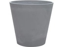 Van der Gucht Blumentopf Woodstone Ø 31 cm x 25.4 cm Hellgrau