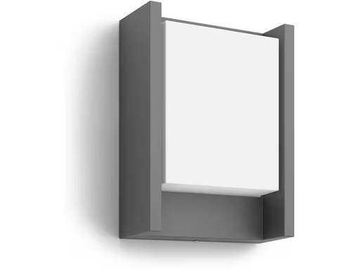 [90343902 1689078] Philips Wandleuchte Ultra-Efficient Arbour HV 3000K Anthrazit