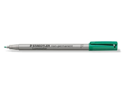 [90054532 914775] Staedtler Folienstift Lumocolor 316 F Grün, wasserlöslich