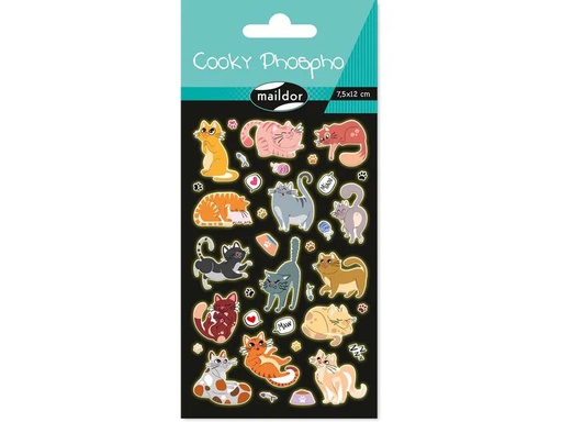 [90343964 1696937] Clairefontaine Motivsticker Phospho Katzen