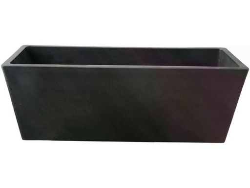 [90343966 1697887] Van der Gucht Blumenkasten Woodstone 45 cm x 16 cm Dunkelgrau