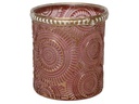 CHALET Windlicht Limay 8 cm, Glas, Rosa