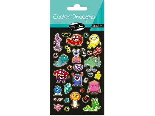 [90343988 1696939] Clairefontaine Motivsticker Phospho Monster