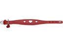 Hunter Halsband Windhund Love 32/XS, Rot/Schwarz