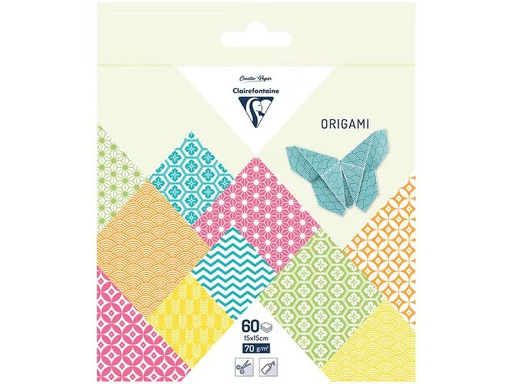 [90344029 1696973] Clairefontaine Bastelpapier Origami Papier Sommer, 60 Blatt