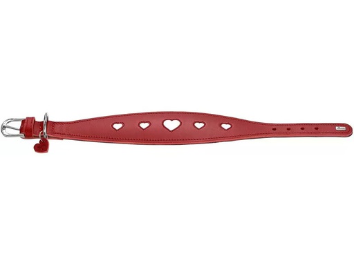 [90344032 1676206] Hunter Halsband Windhund Love 52/M, Rot/Schwarz