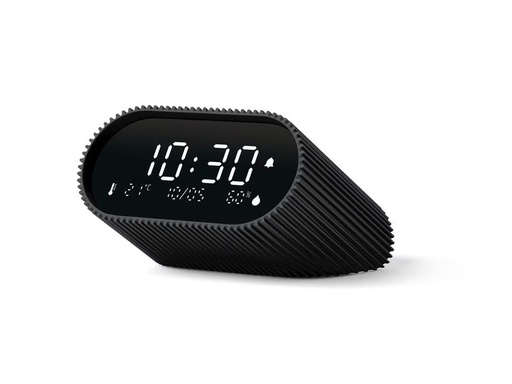 [90344075 1696845] Lexon Digitalwecker Ray Schwarz matt