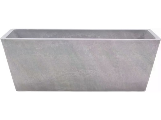 [90344089 1697888] Van der Gucht Blumenkasten Woodstone 45 cm x 16 cm Hellgrau