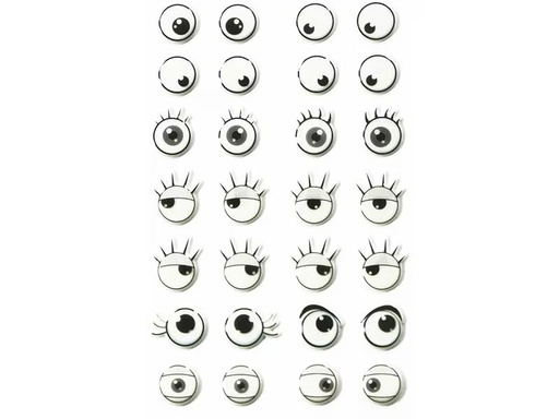 [90344093 1696942] Clairefontaine Motivsticker 3D Augen