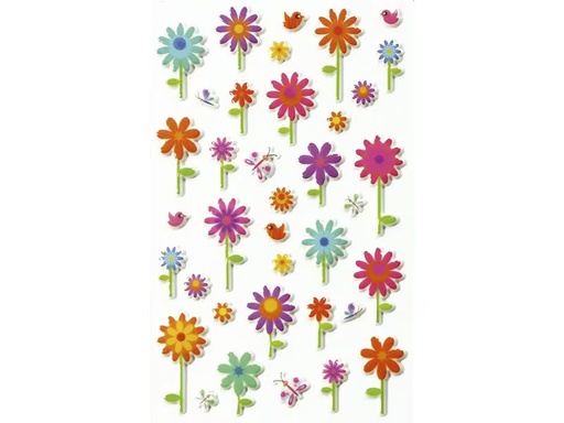 [90344099 1696943] Clairefontaine Motivsticker 3D Blumen