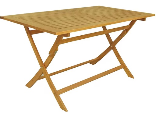 [90344101 1642958] Contini Gartentisch, klappbar, 80 x 140 x 74 cm, Eucalyptus