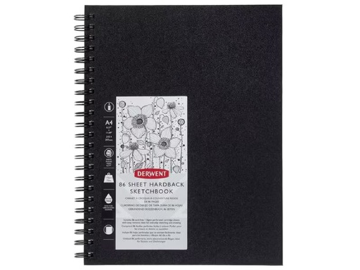 [90344103 1698430] Derwent Zeichenblock A4 gebunden