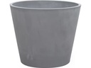 Van der Gucht Blumentopf Woodstone Ø 50 cm x 40.5 cm Hellgrau