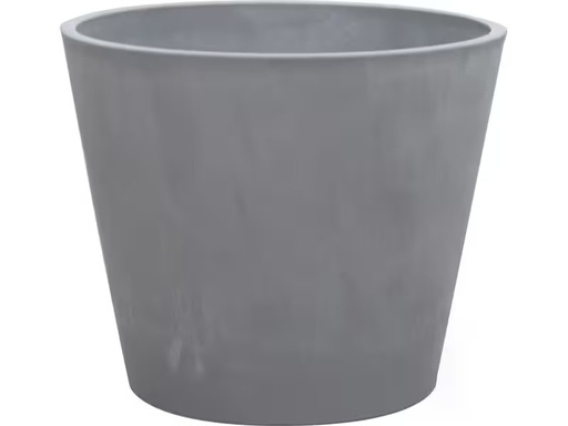 [90344121 1697883] Van der Gucht Blumentopf Woodstone Ø 50 cm x 40.5 cm Hellgrau