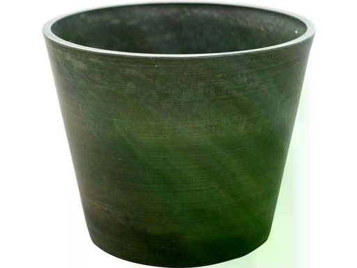 [90344145 1697873] Van der Gucht Blumentopf Woodstone Ø 35 cm x 33 cm Olivgrün