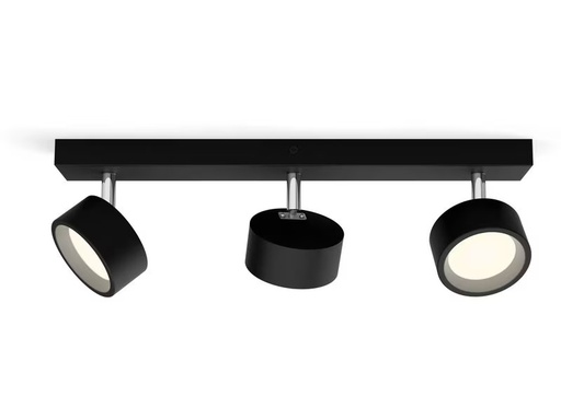 [90344168 1689107] Philips Aufbauspot Bracia 3 x 5.5W 2700K Schwarz