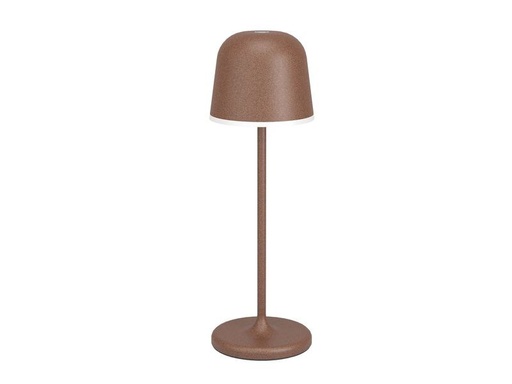 [90344211 1670723] EGLO Leuchten Akku-Tischleuchte MANNERA 2.2W, 34 cm, Rostbraun