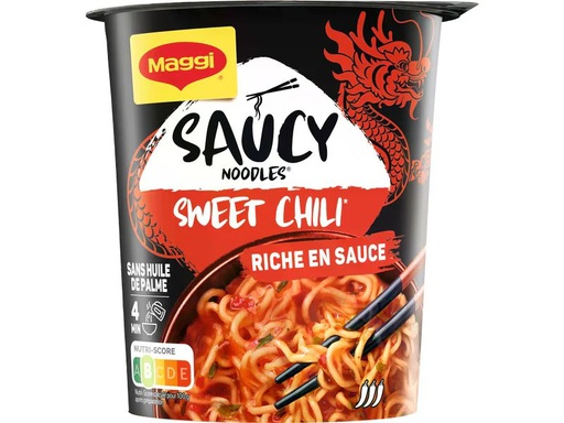 [90344230 1687475] Maggi Fertiggericht Saucy Noodle Sweet Chili 75 g