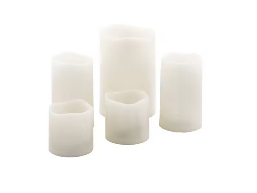 [90344243 1670707] EGLO Leuchten LED-Kerzen Set SOLAR 5 Stück, Beige