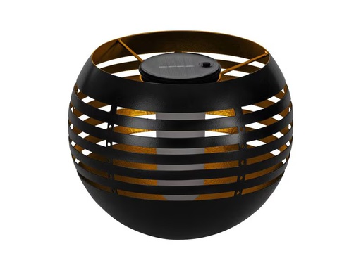 [90344359 1670708] EGLO Leuchten Laterne SOLAR Ø 20 cm, Gold/Schwarz
