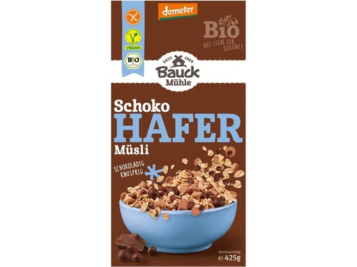 [90344422 1694017] Bauck Mühle Müesli Hafer Schoko 425 g
