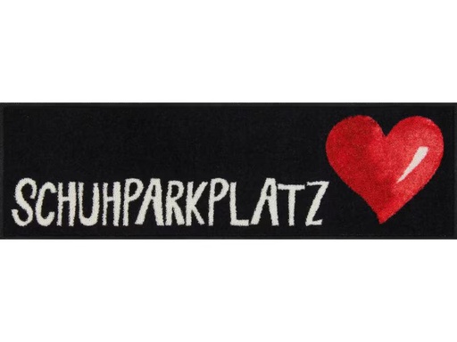 [90344448 1687255] Salonlöwe Fussmatte Schuhparkplatz Herz 30 cm x 100 cm