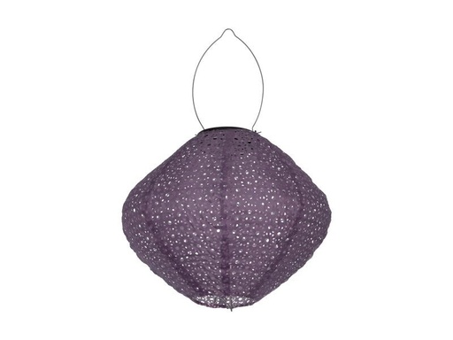 [90344515 1670715] EGLO Leuchten Lampion SOLAR 1 LED, 25 cm, Lila