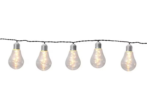 [90344541 1670703] EGLO Leuchten Lichterkette SOLAR 10 LEDs, 190 cm, Transparent