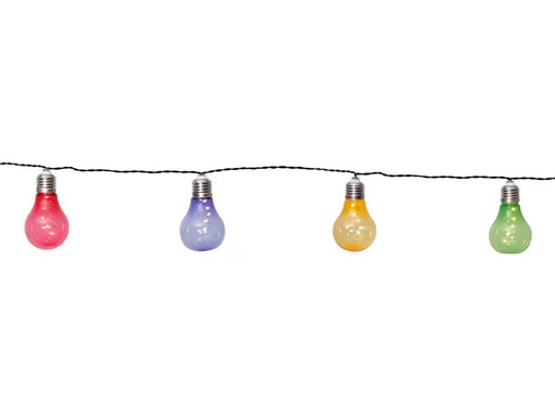 [90344558 1670704] EGLO Leuchten Lichterkette SOLAR 10 LEDs, 190 cm, Mehrfarbig