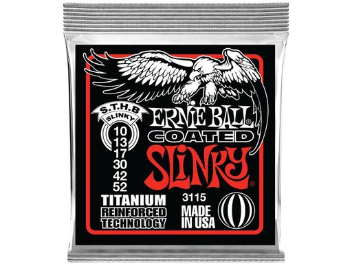 [90344559 1353581] Ernie Ball Gitarrensaiten 3115 Slinky Coated Titanium – ST 10-52