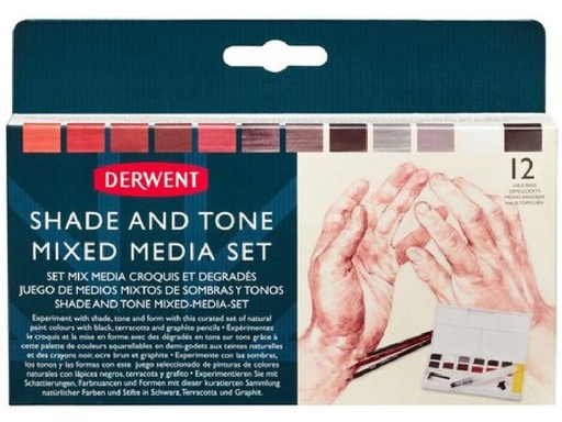 [90344564 1698454] Derwent Shade &amp; Tone Set, 16-teilig