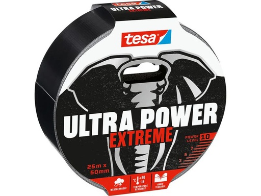 [90344711 1677218] tesa Gewebeband Ultra Power Extreme, 25 m x 50 mm
