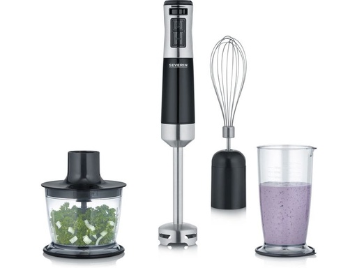 [90344731 1703598] Severin Stabmixer SM 3772 Schwarz/Silber