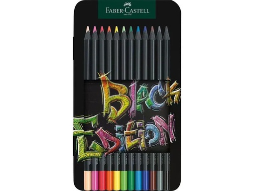 [90344745 1697559] Faber-Castell Farbstifte Black Edition 12 Stück