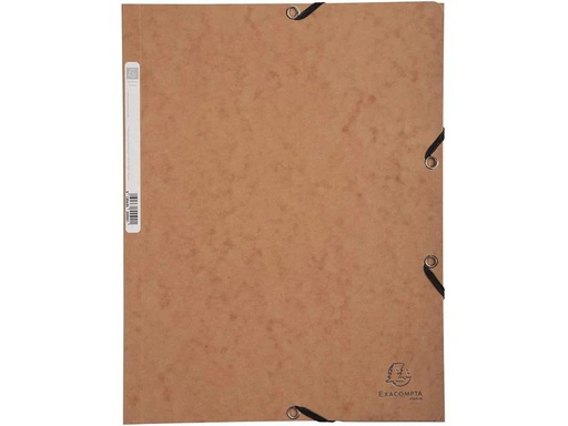 [90054615 1131531] Exacompta Gummibandmappe A4 Braun, 250 Blatt