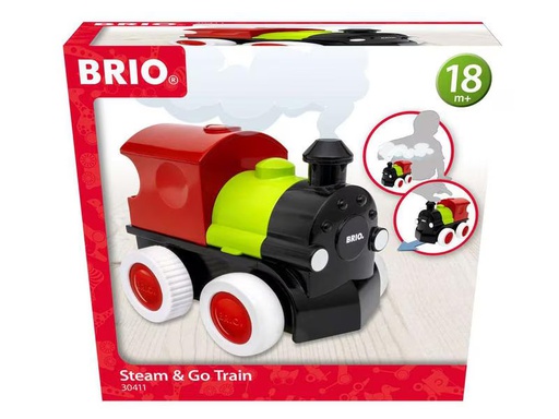 [90344755 1653429] BRIO Eisenbahn Steam &amp; Go Train
