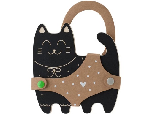 [90344848 1702256] Milin Kreidetafel Katze FSC-Holz
