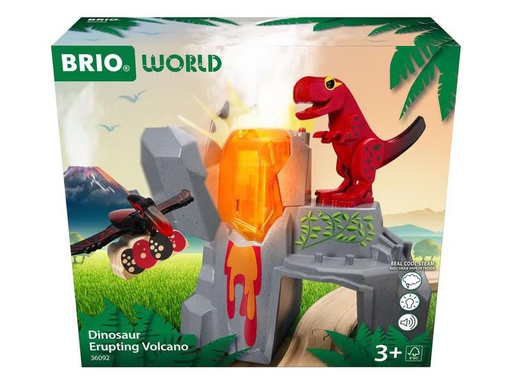 [90344860 1653442] BRIO BRIO World Dinosaur Erupting Volcano