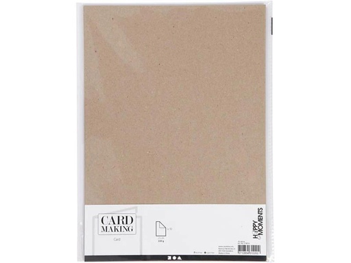 [90054631 890211] Creativ Company Fotokarton A4, 10 Blatt, Natur