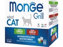 Monge Nassfutter Grill Adult Multipack Kaninchen & Lamm, 12x85g