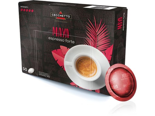[90344919 1701815] CECCHETTO Professional Pads Maya Espresso Forte 50 Stück