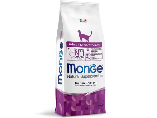 [90344926 1691162] Monge Trockenfutter Katze Adult Huhn 10 kg